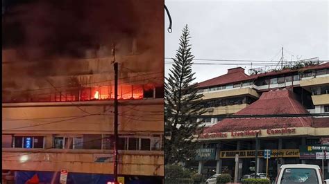 Blaze in Baguio City .